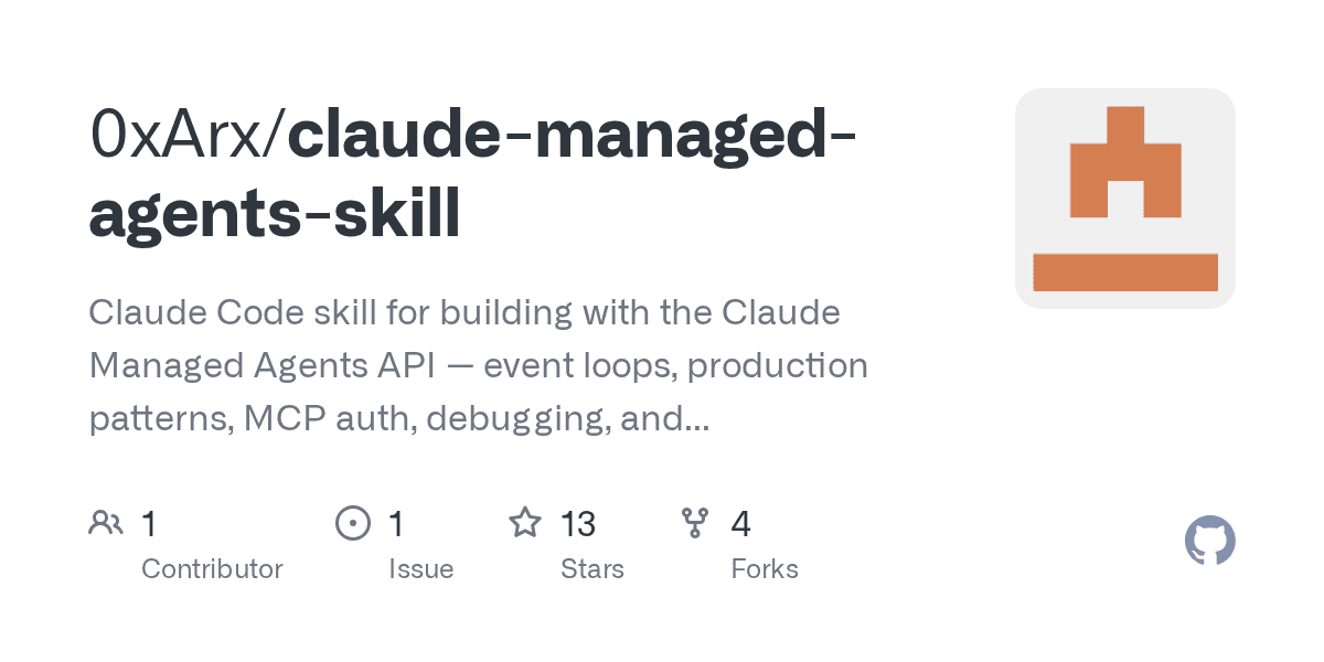 0xarx/claude-managed-agents-skill