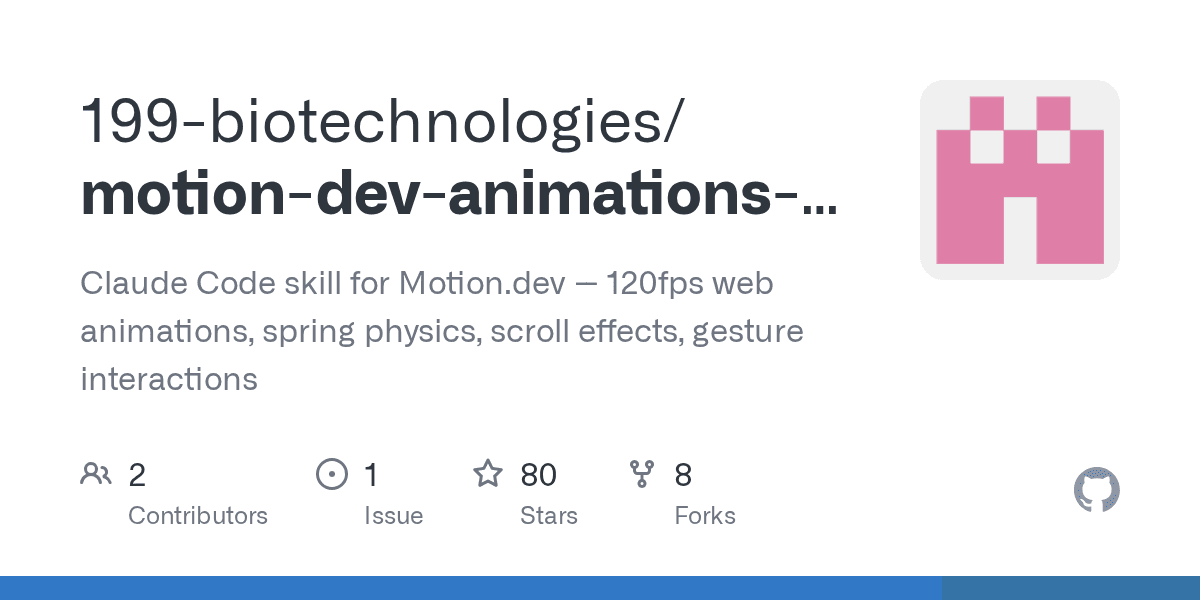199-biotechnologies/motion-dev-animations-skill