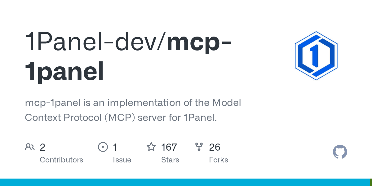 1panel-dev/mcp-1panel
