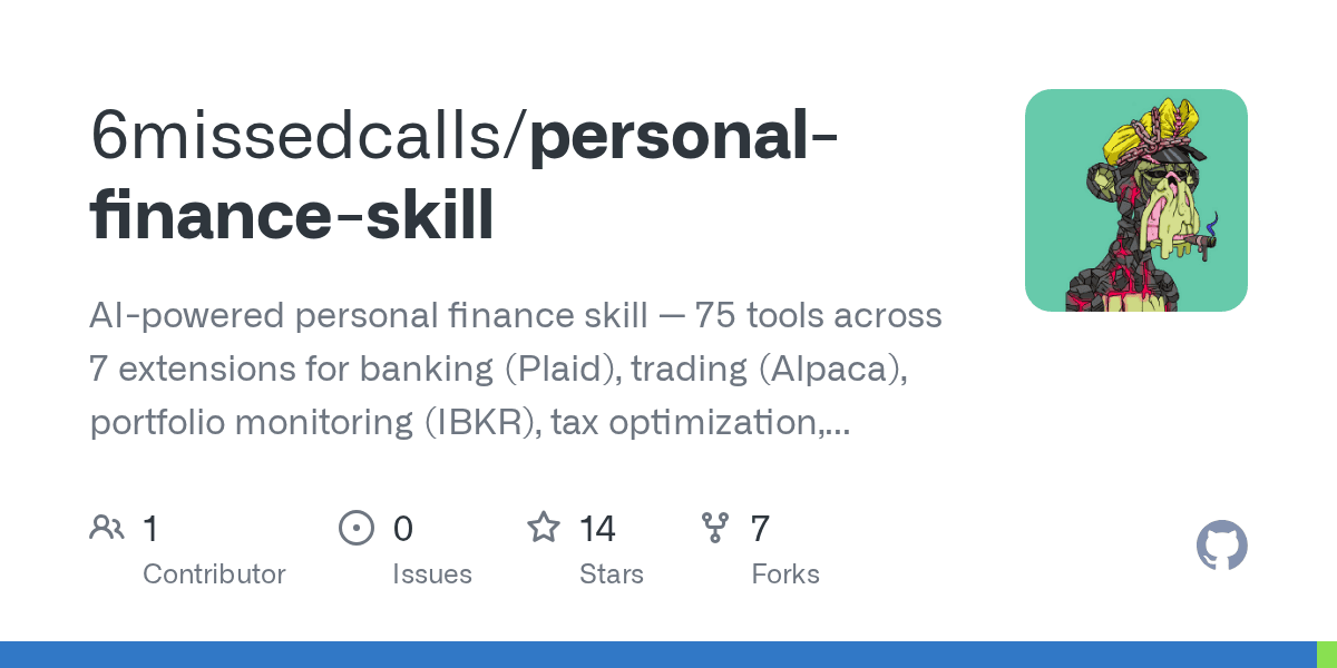 6missedcalls/personal-finance-skill