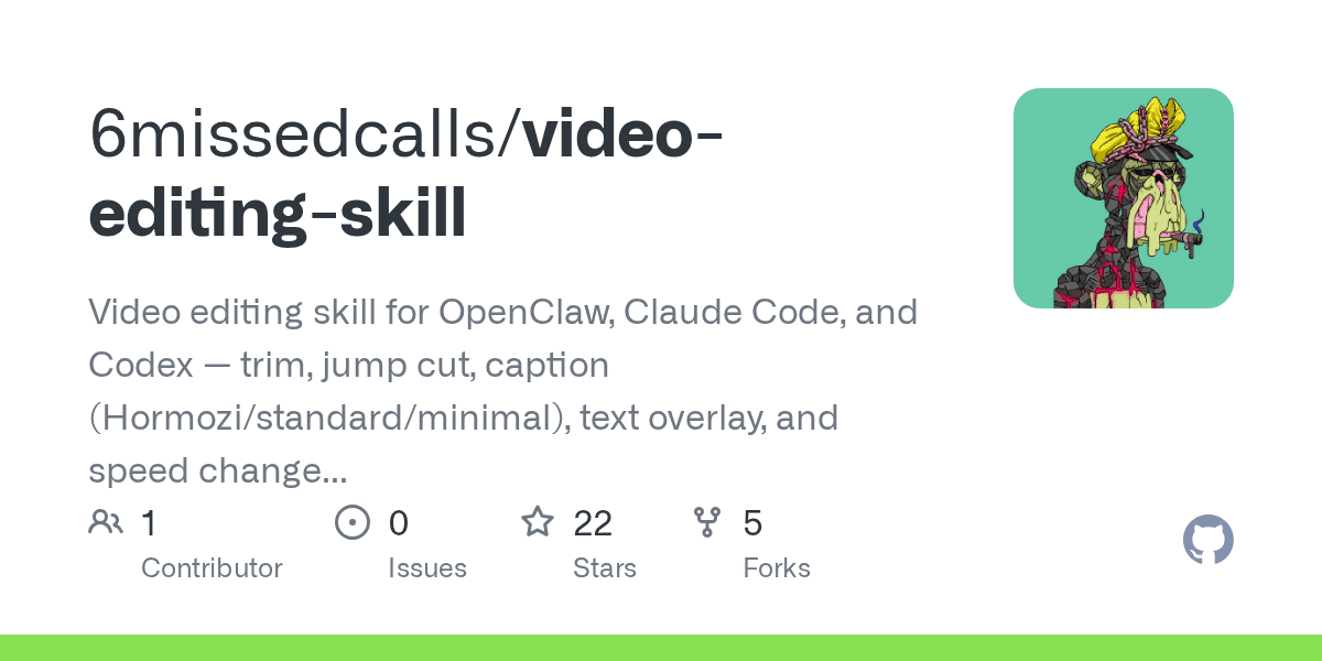 6missedcalls/video-editing-skill