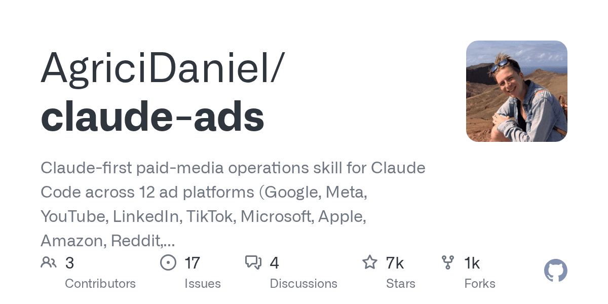 AgriciDaniel/claude-ads