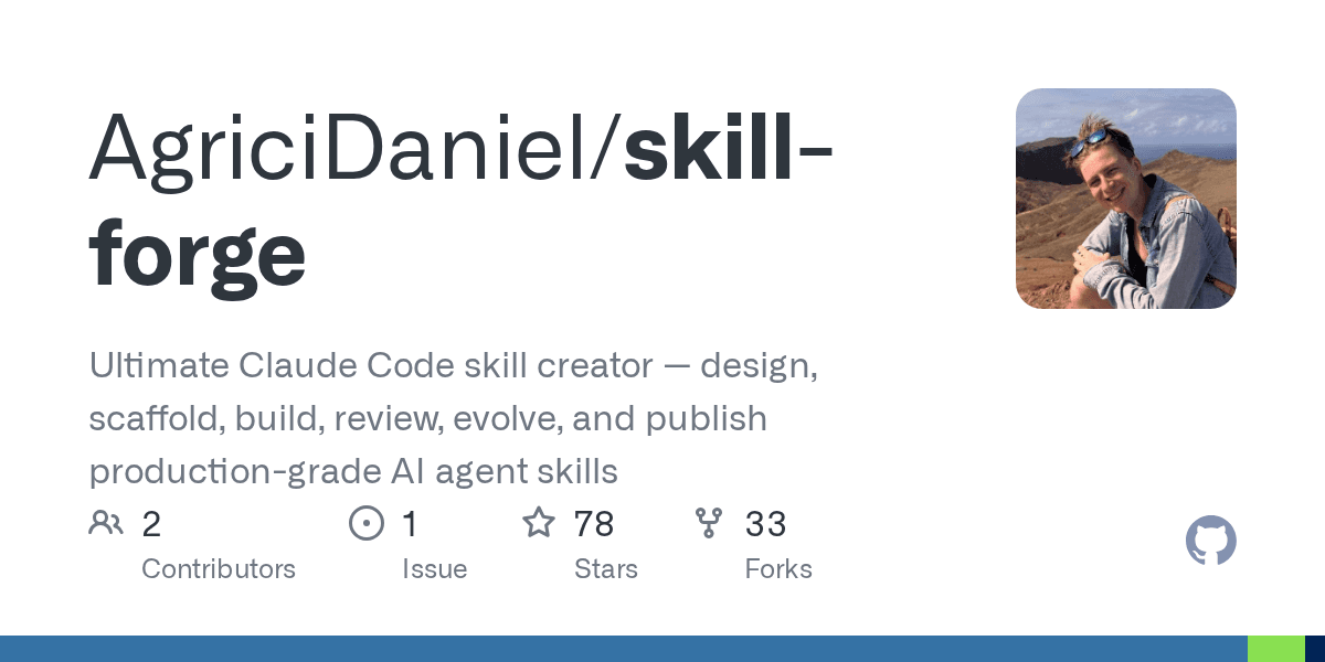 AgriciDaniel/skill-forge