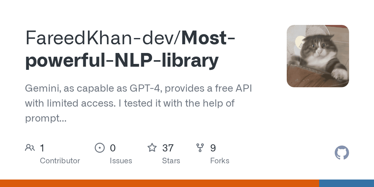 FareedKhan-dev/Most-powerful-NLP-library