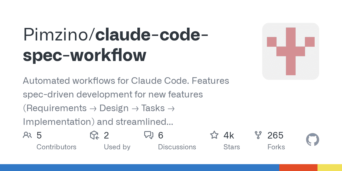 Pimzino/claude-code-spec-workflow