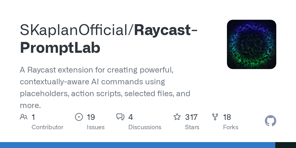 SKaplanOfficial/Raycast-PromptLab