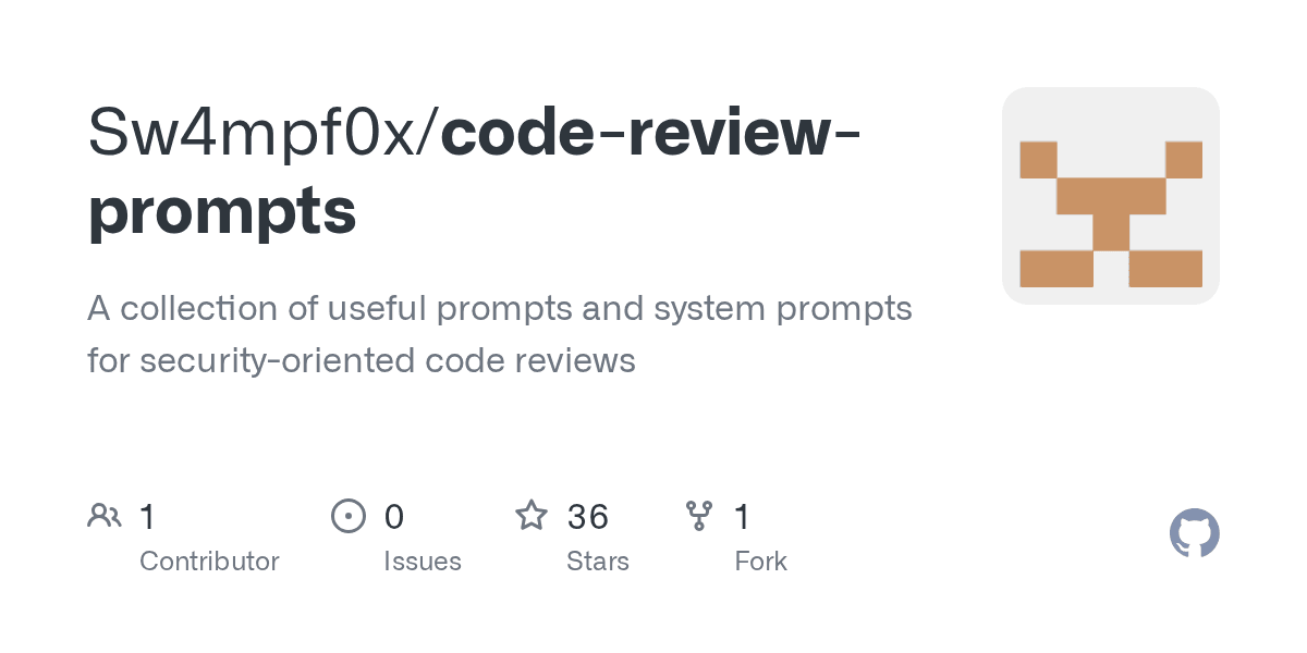 Sw4mpf0x/code-review-prompts