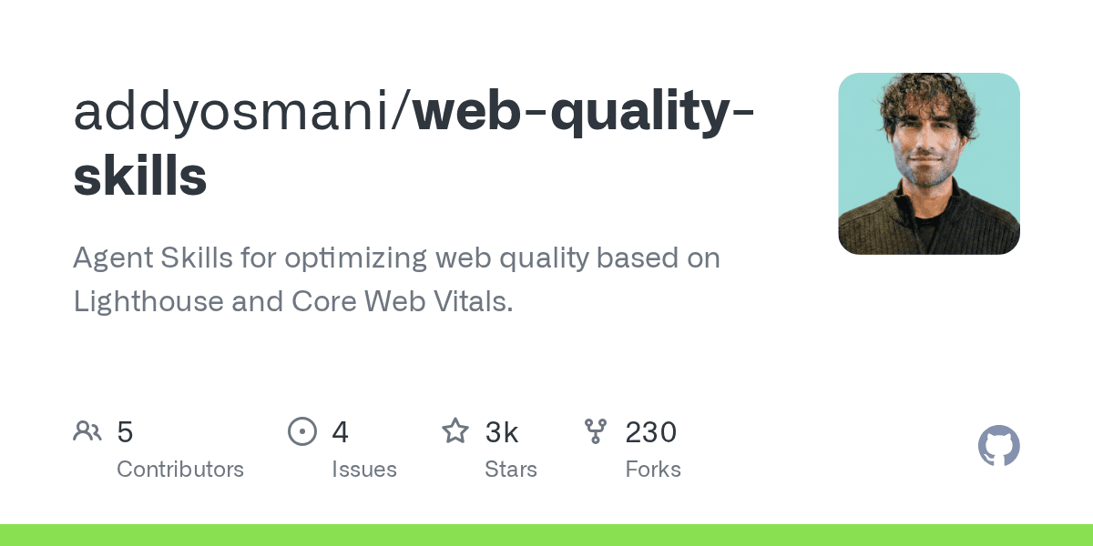 addyosmani/web-quality-skills