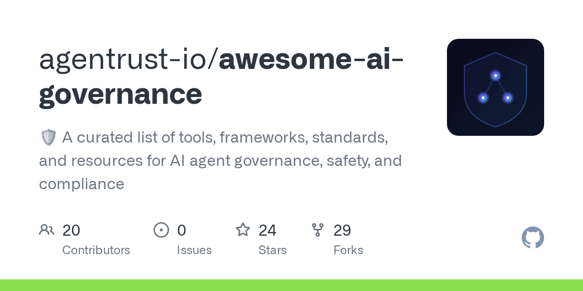 agentrust-io/awesome-ai-governance