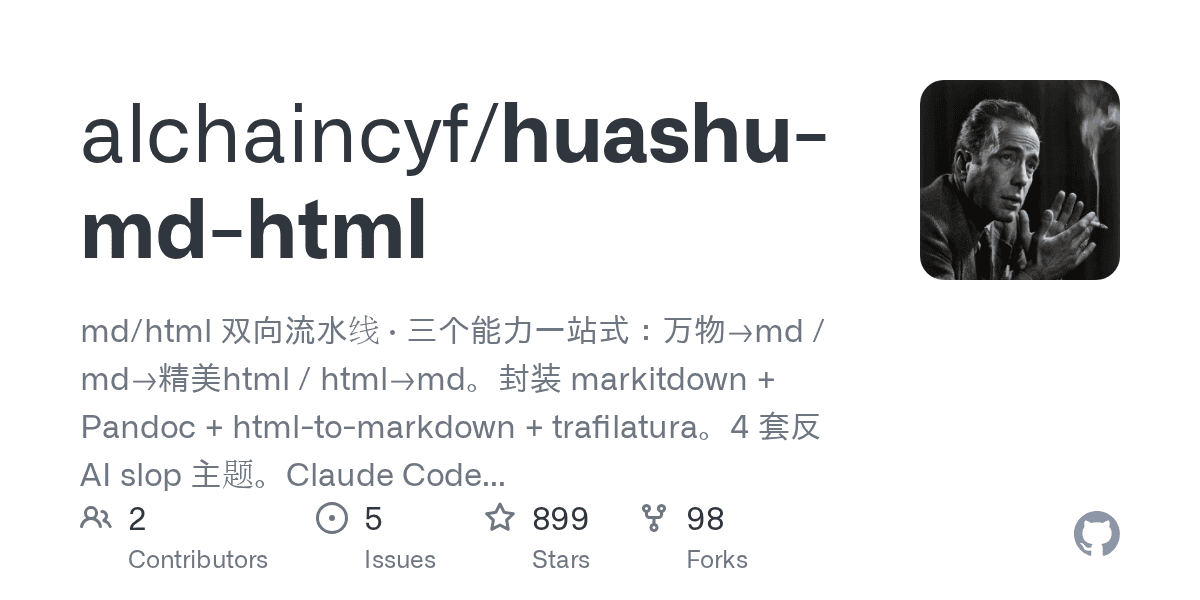 alchaincyf/huashu-md-html