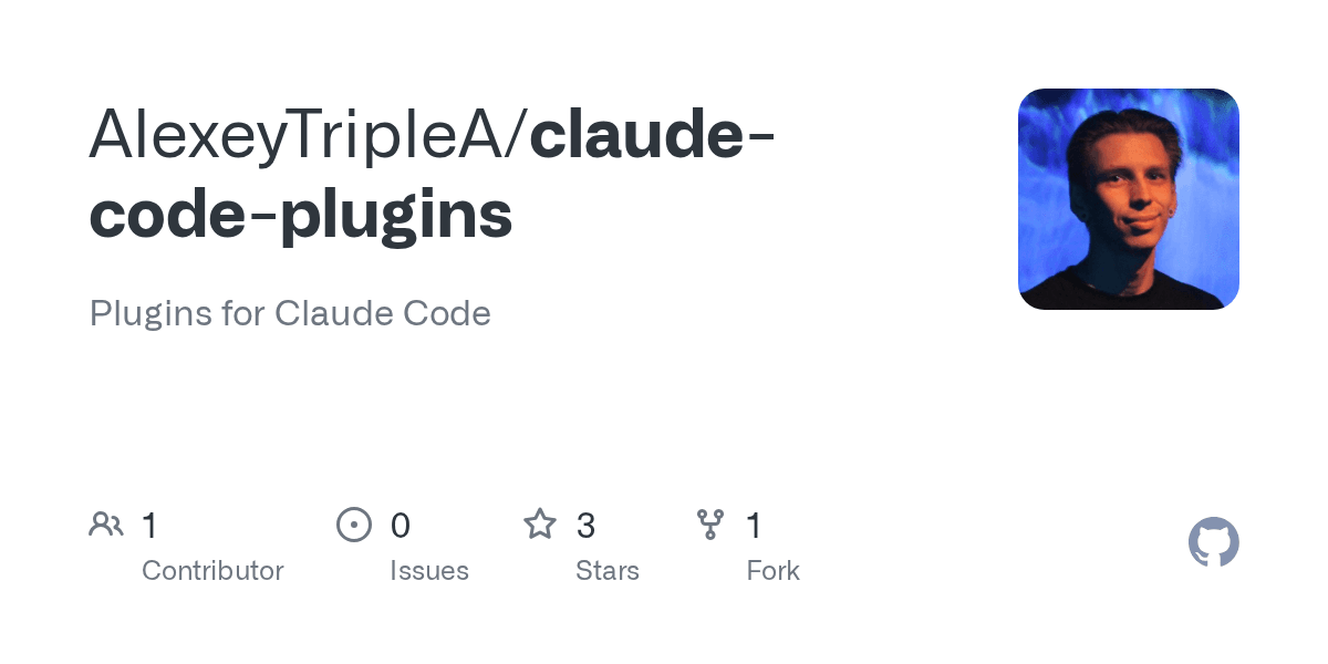 alexeytriplea/claude-code-plugins