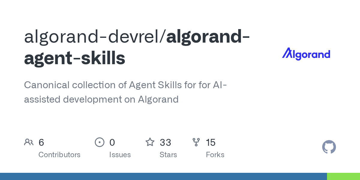 algorand-devrel/algorand-agent-skills