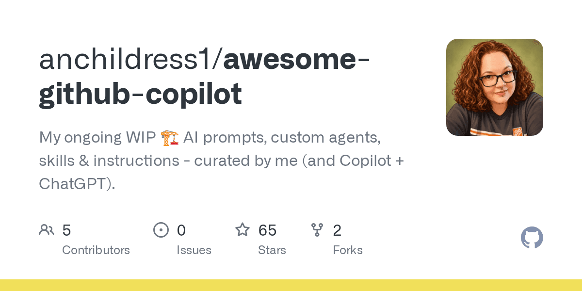 anchildress1/awesome-github-copilot