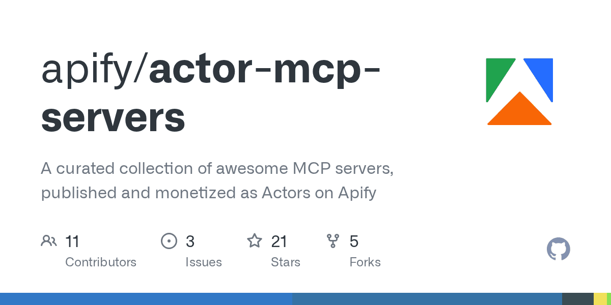 apify/actor-mcp-servers