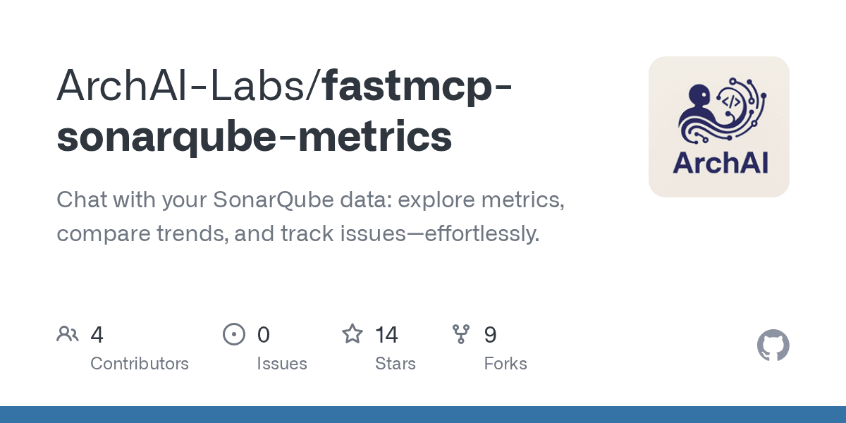 archai-labs/fastmcp-sonarqube-metrics