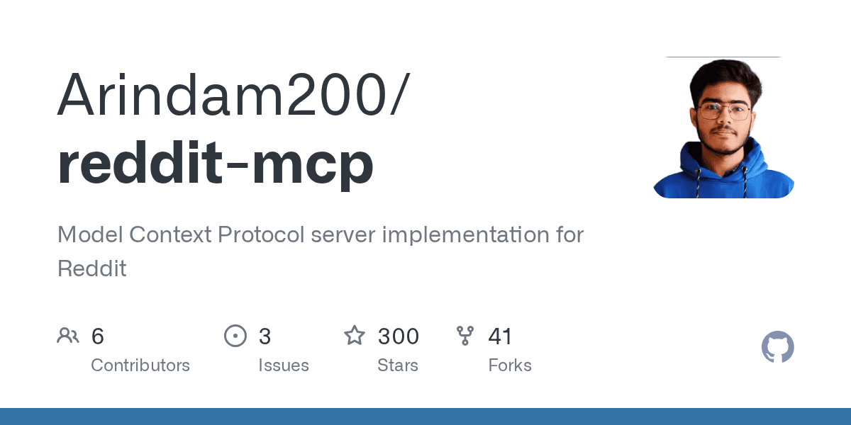 arindam200/reddit-mcp