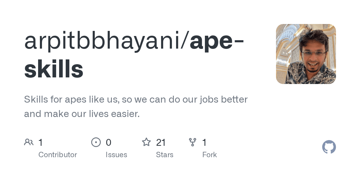 arpitbbhayani/ape-skills
