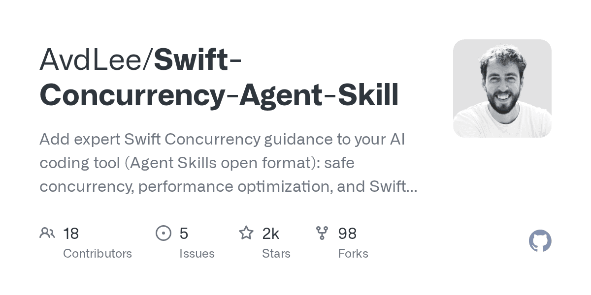 avdlee/swift-concurrency-agent-skill