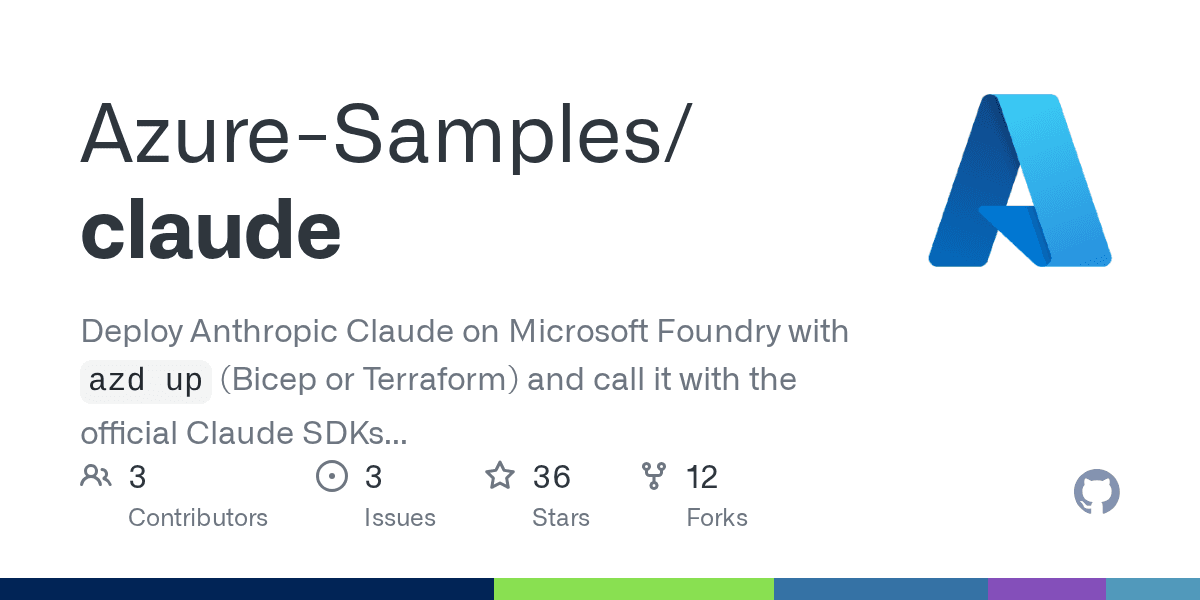 azure-samples/claude