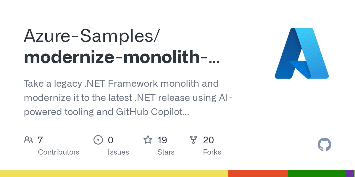 azure-samples/modernize-monolith-workshop