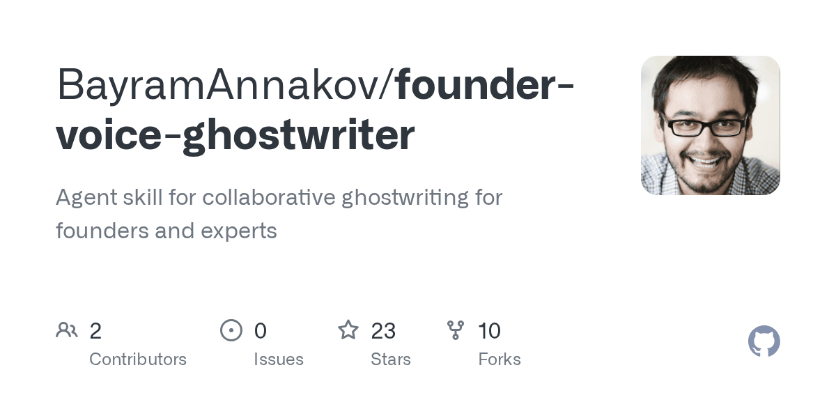 bayramannakov/founder-voice-ghostwriter