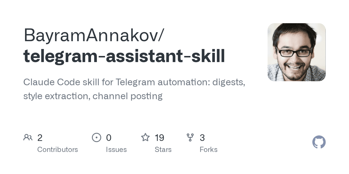 bayramannakov/telegram-assistant-skill