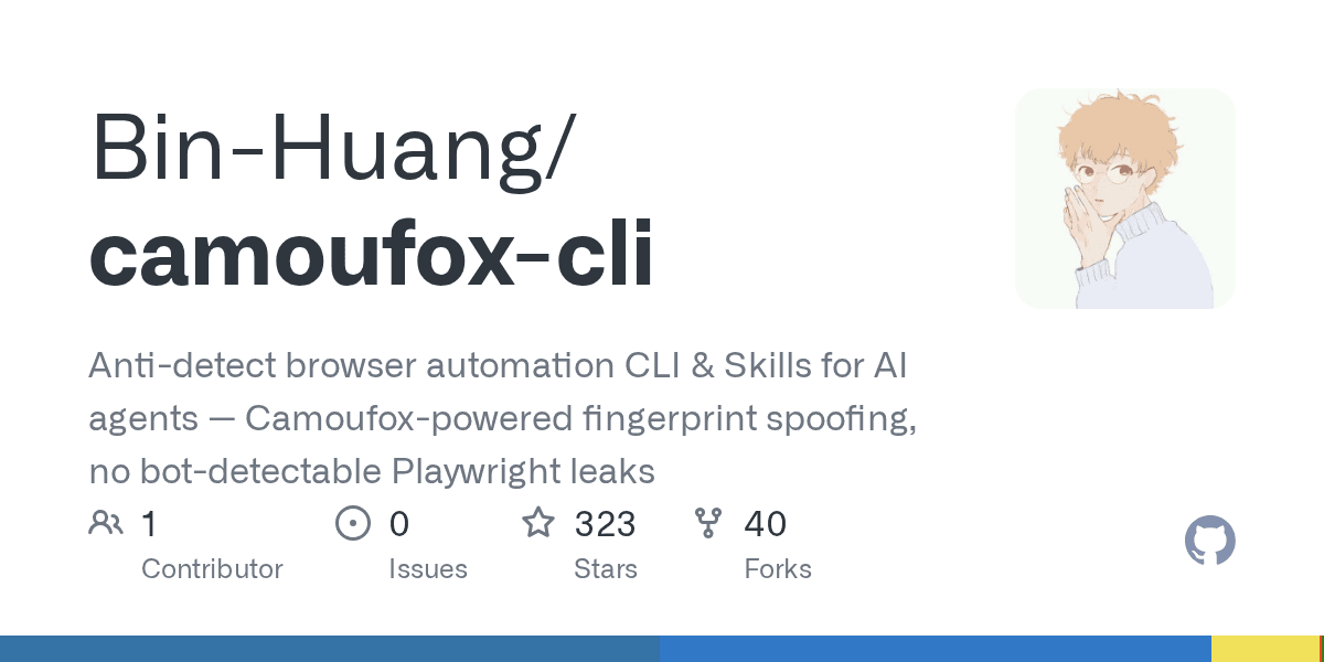 bin-huang/camoufox-cli