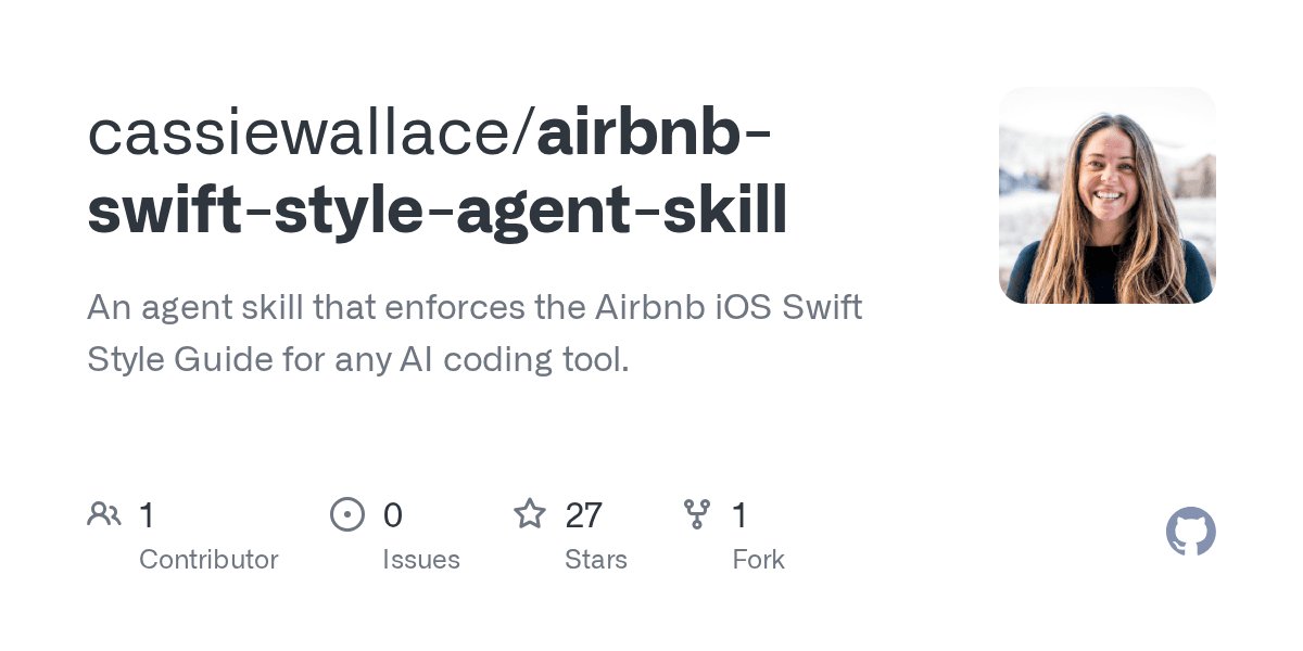 cassiewallace/airbnb-swift-style-agent-skill