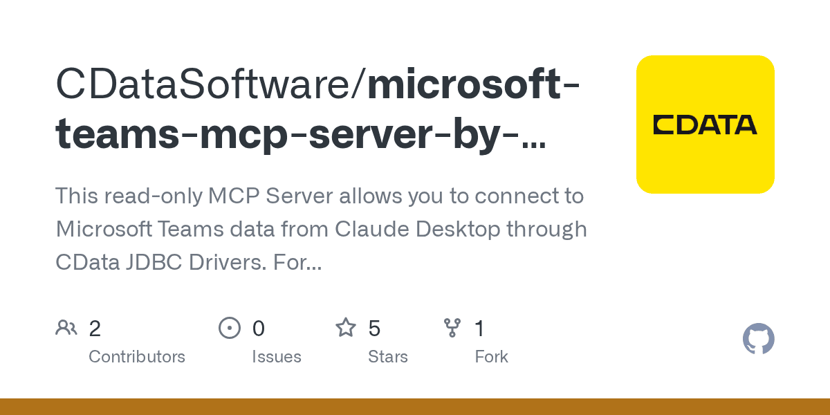 cdatasoftware/microsoft-teams-mcp-server-by-cdata