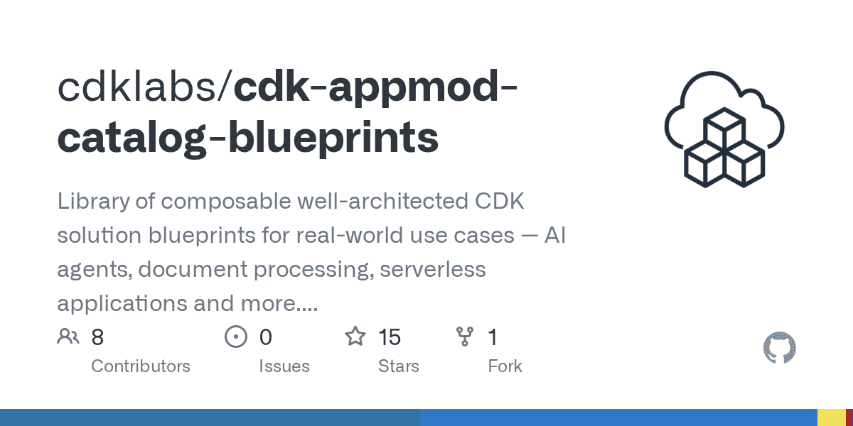 cdklabs/cdk-appmod-catalog-blueprints