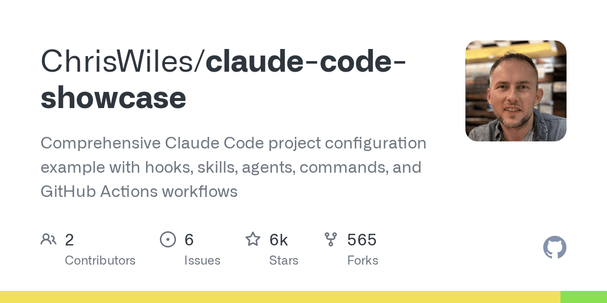 chriswiles/claude-code-showcase