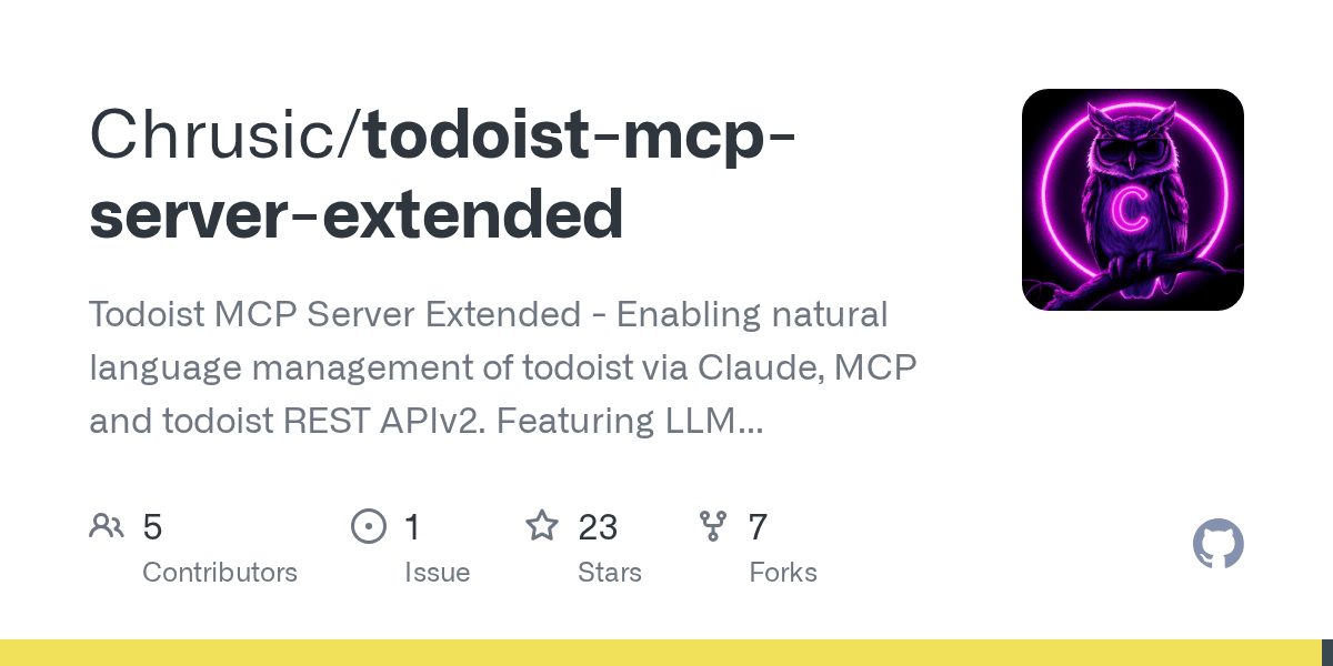 chrusic/todoist-mcp-server-extended