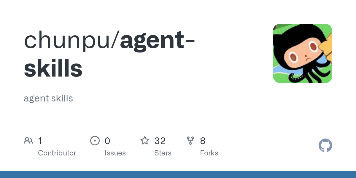 chunpu/agent-skills