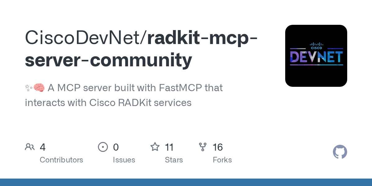 ciscodevnet/radkit-mcp-server-community