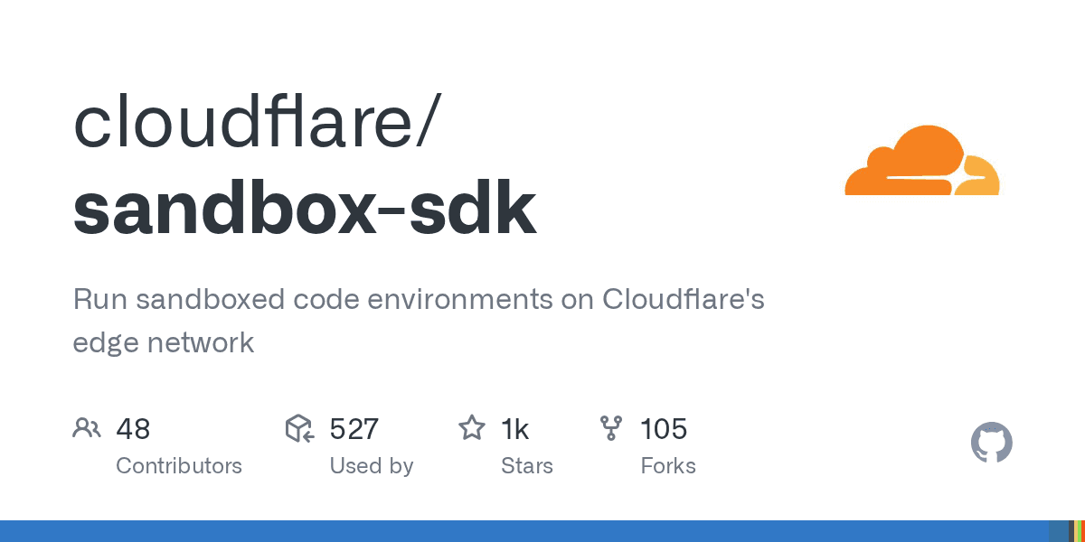 cloudflare/sandbox-sdk