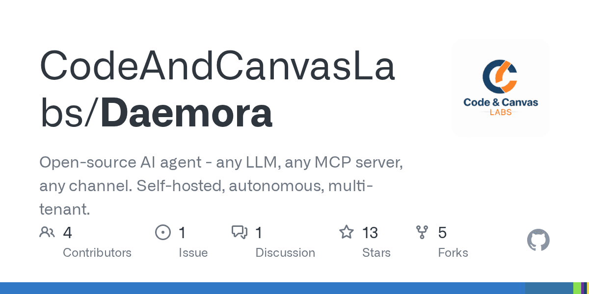 codeandcanvaslabs/daemora