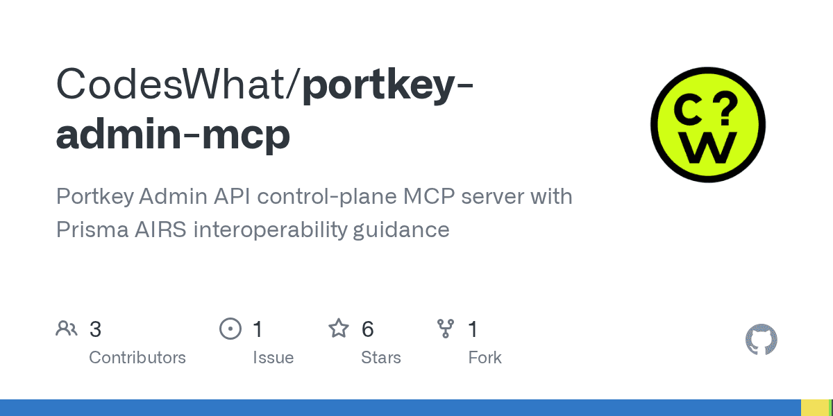 codeswhat/portkey-admin-mcp