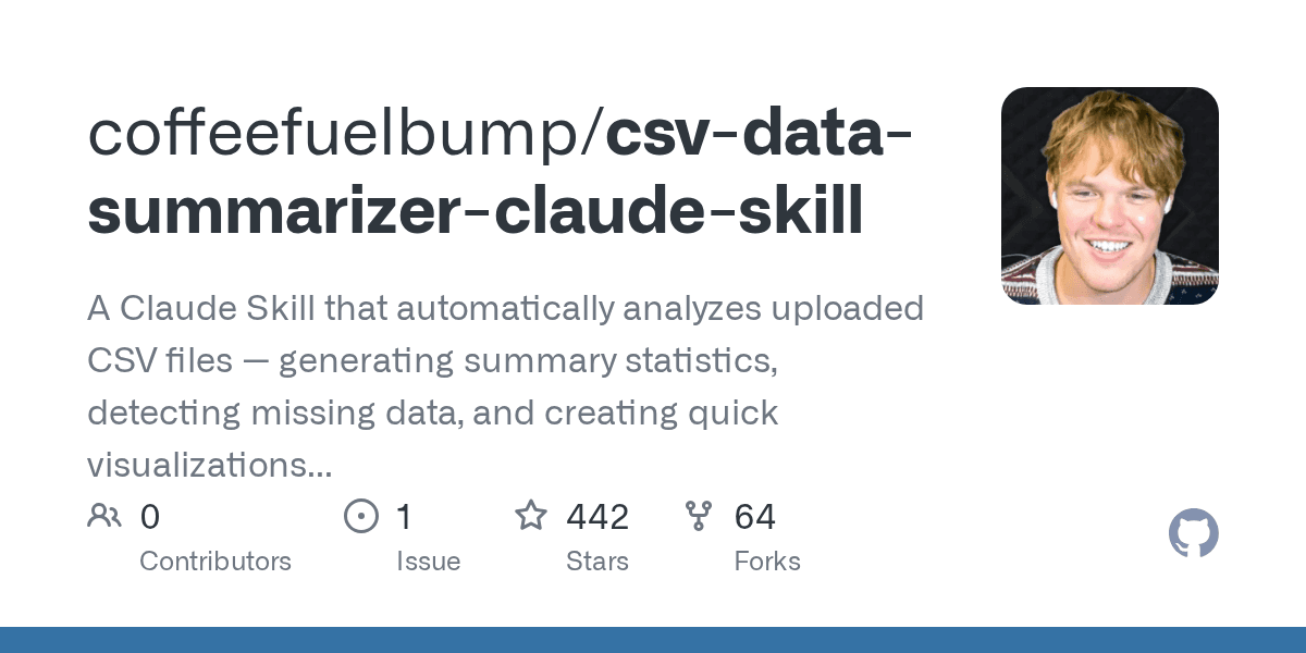 coffeefuelbump/csv-data-summarizer-claude-skill