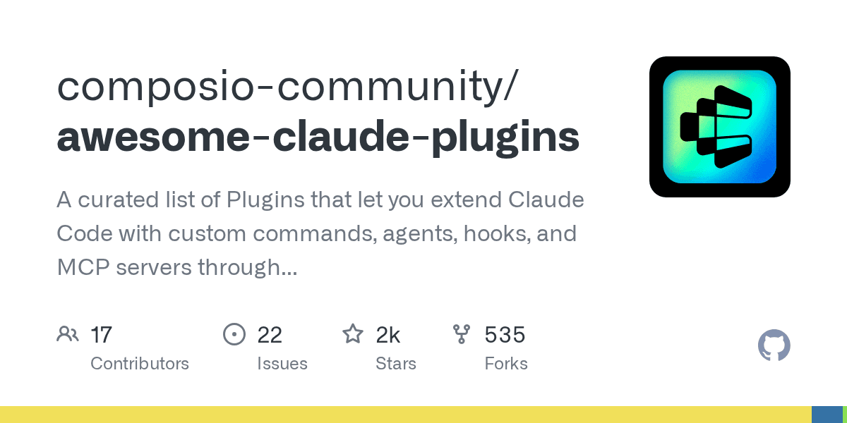 composio-community/awesome-claude-plugins