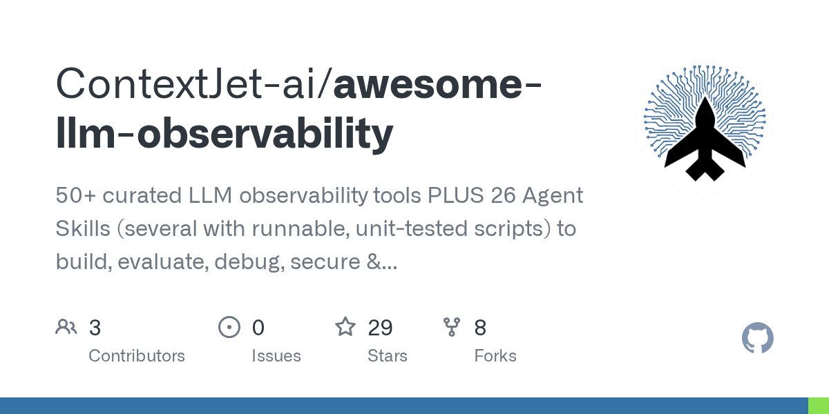 contextjet-ai/awesome-llm-observability