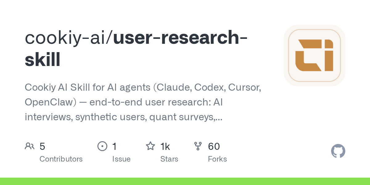 cookiy-ai/user-research-skill