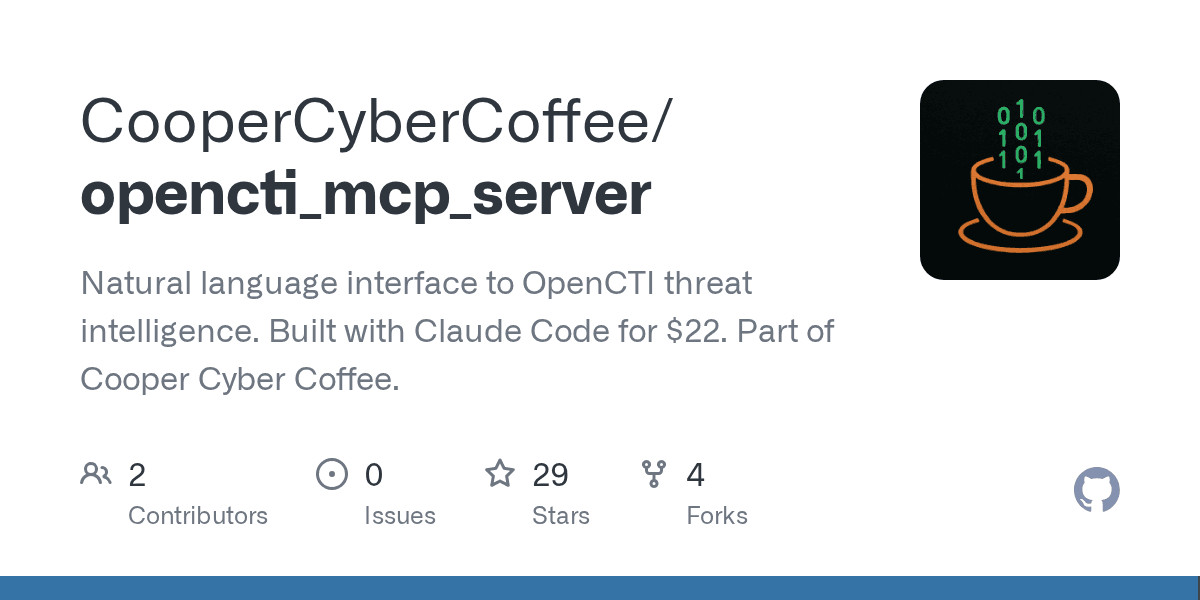 coopercybercoffee/opencti_mcp_server