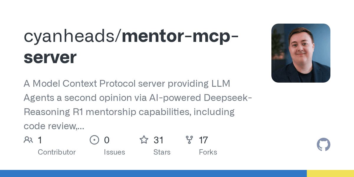 cyanheads/mentor-mcp-server
