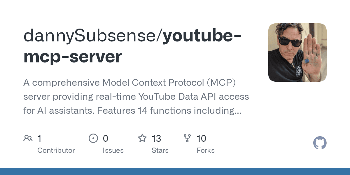 dannysubsense/youtube-mcp-server