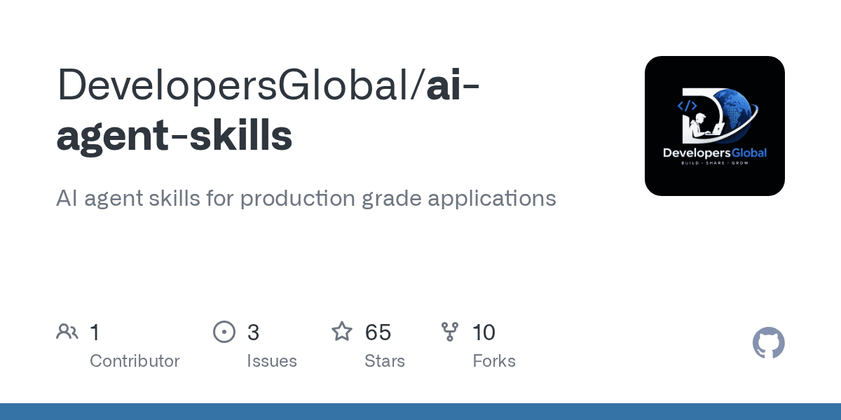 developersglobal/ai-agent-skills
