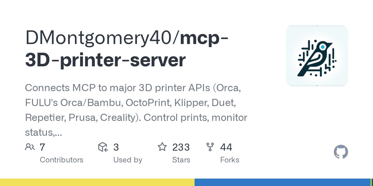 dmontgomery40/mcp-3d-printer-server