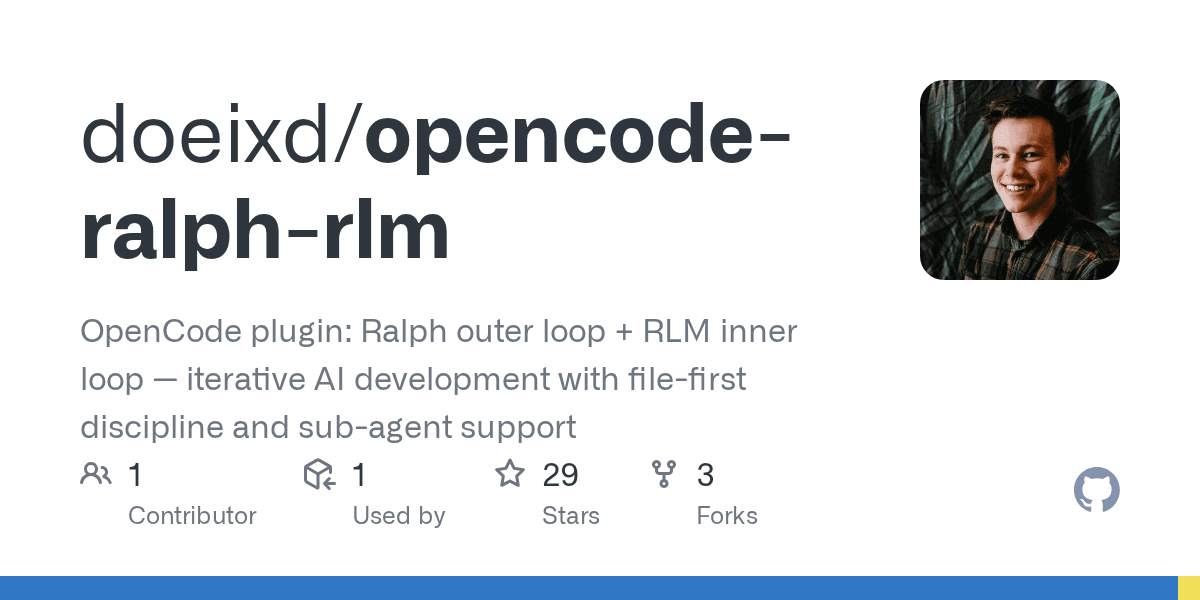 doeixd/opencode-ralph-rlm