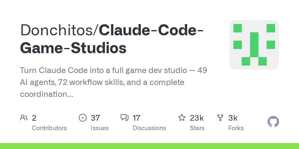 donchitos/claude-code-game-studios