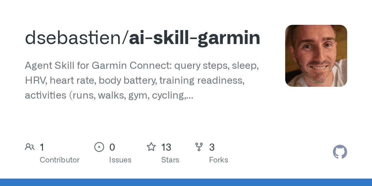 dsebastien/ai-skill-garmin