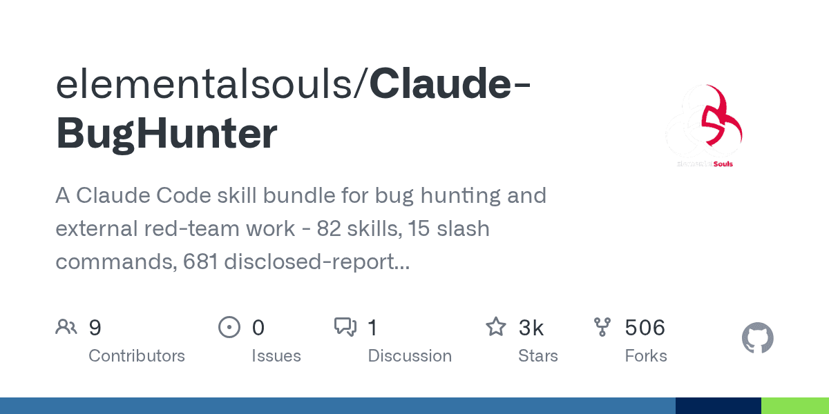 elementalsouls/claude-bughunter